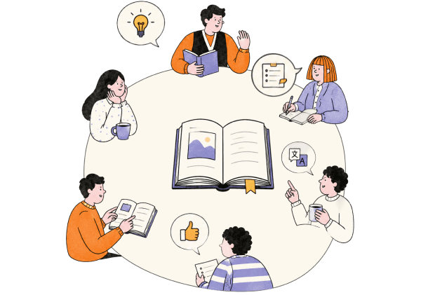 Hub connects readers with reading reflections, translation notes, tutorials, and conversation.